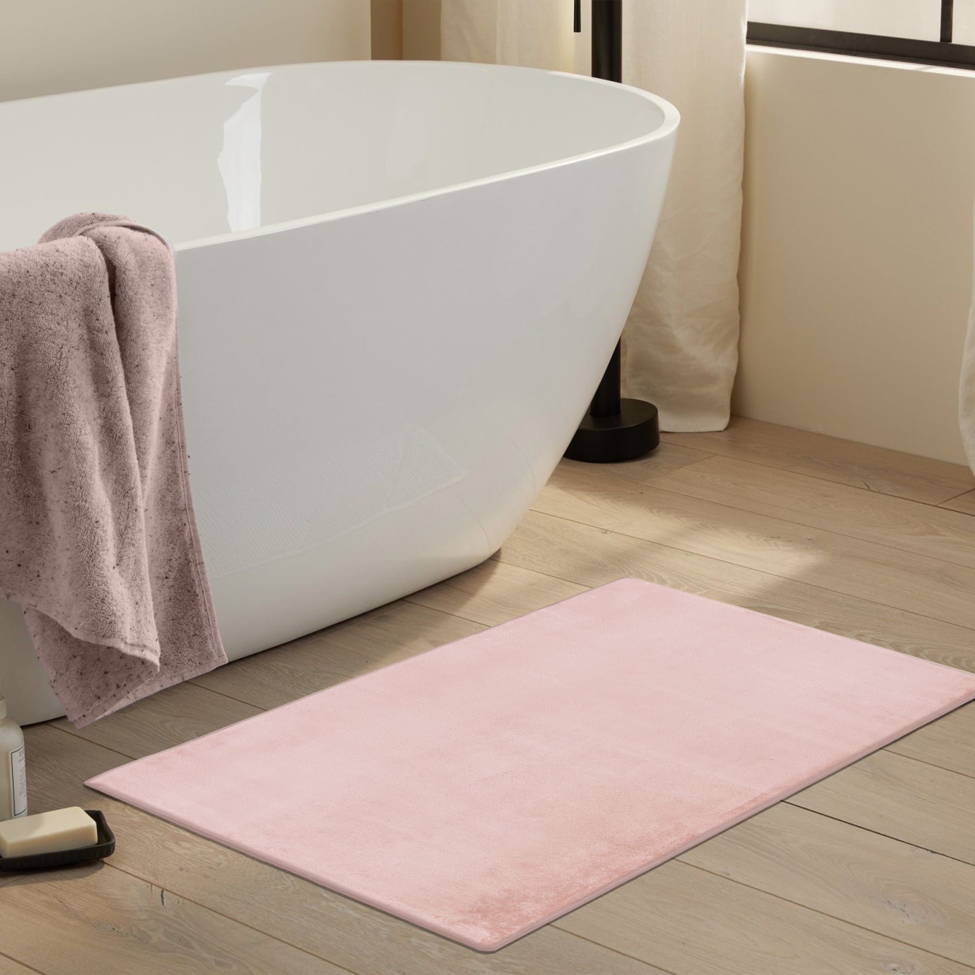 Powder Plush Machine Washable Area Rug