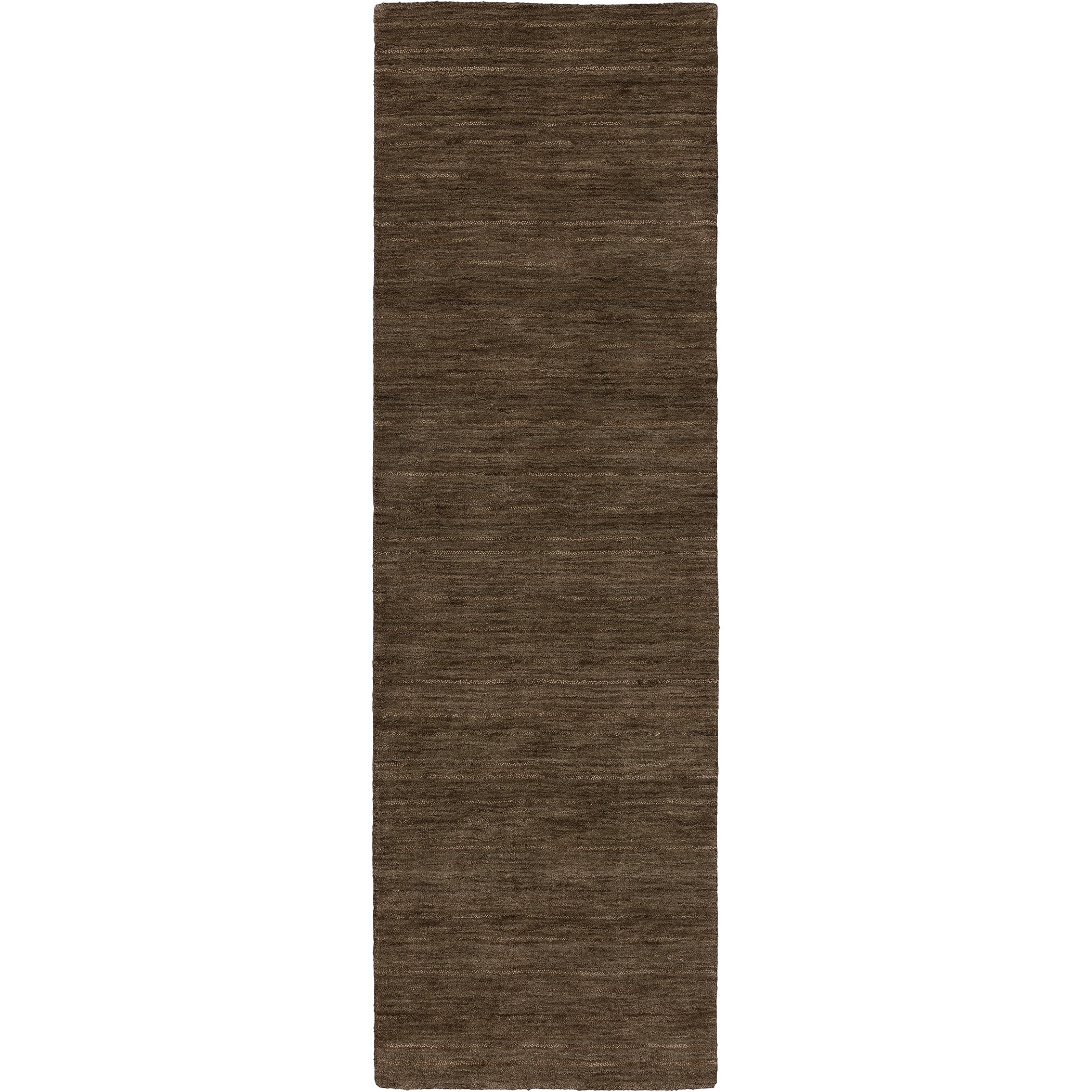Transitional RF100 Chocolate Brown Wool Rug 2'3" x 7'6" #shape_Runner
