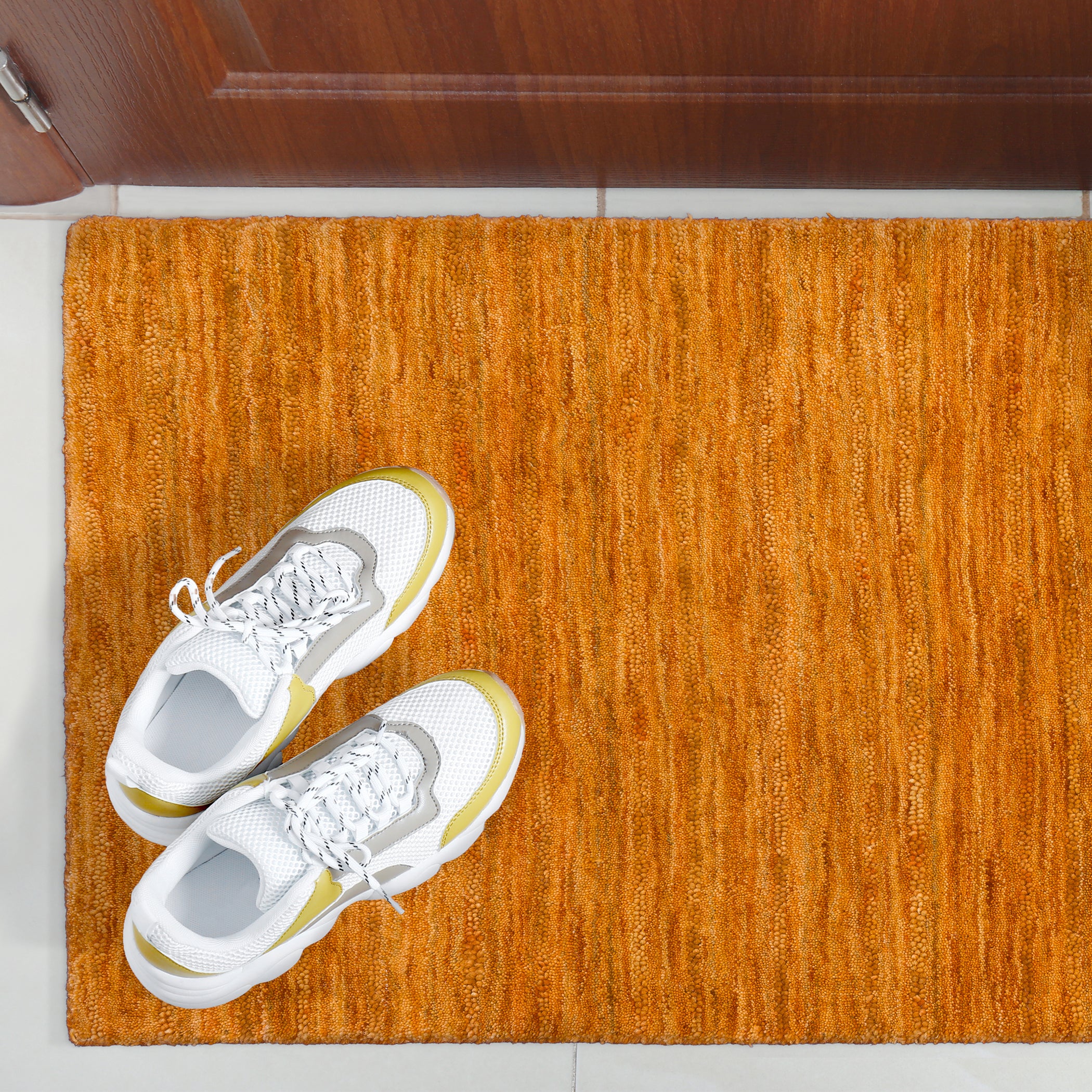 Transitional RF100 Mandarin Orange Wool Rug 2' x 3' #shape_Rectangle