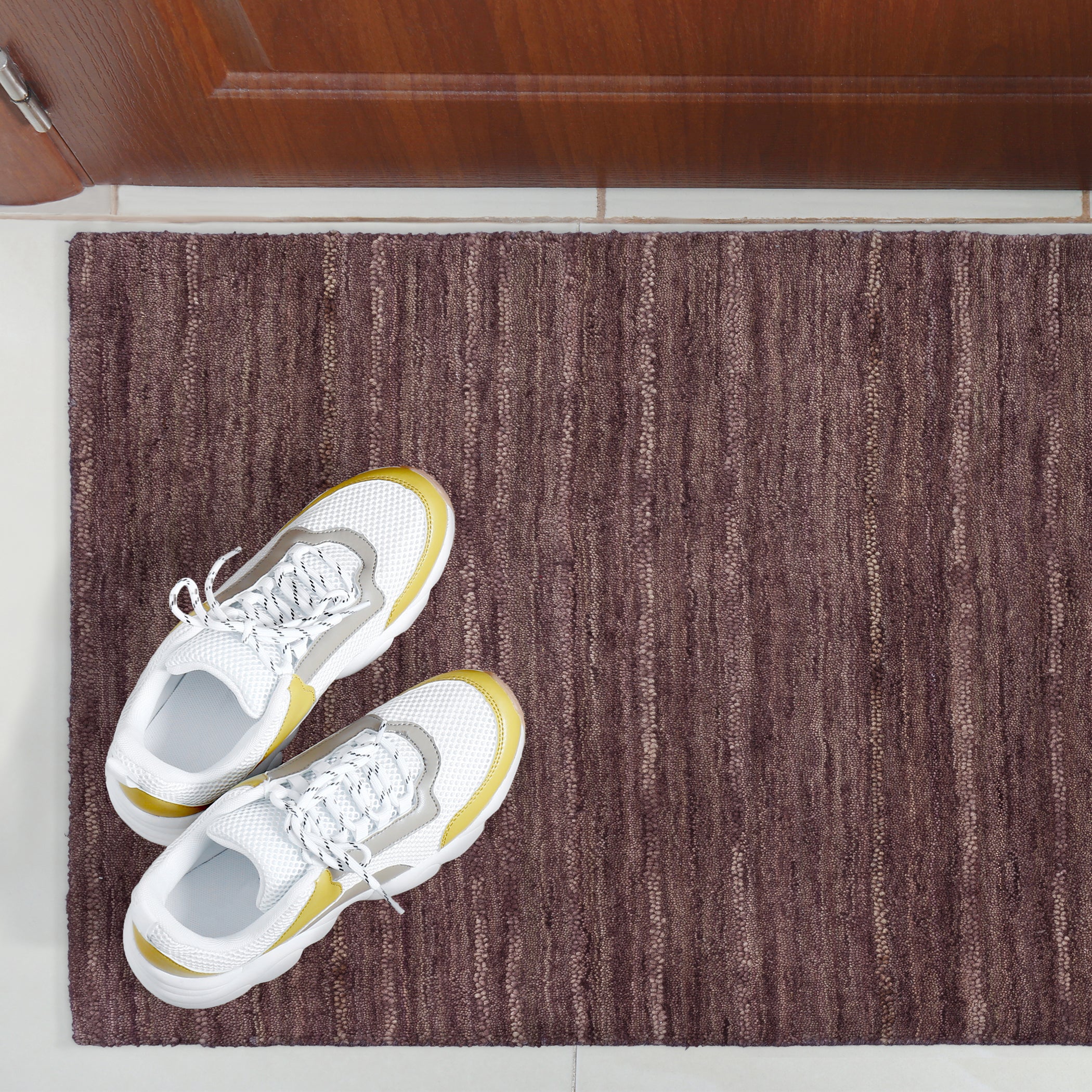 Transitional RF100 Plum Purple Wool Rug 2' x 3' #shape_Rectangle