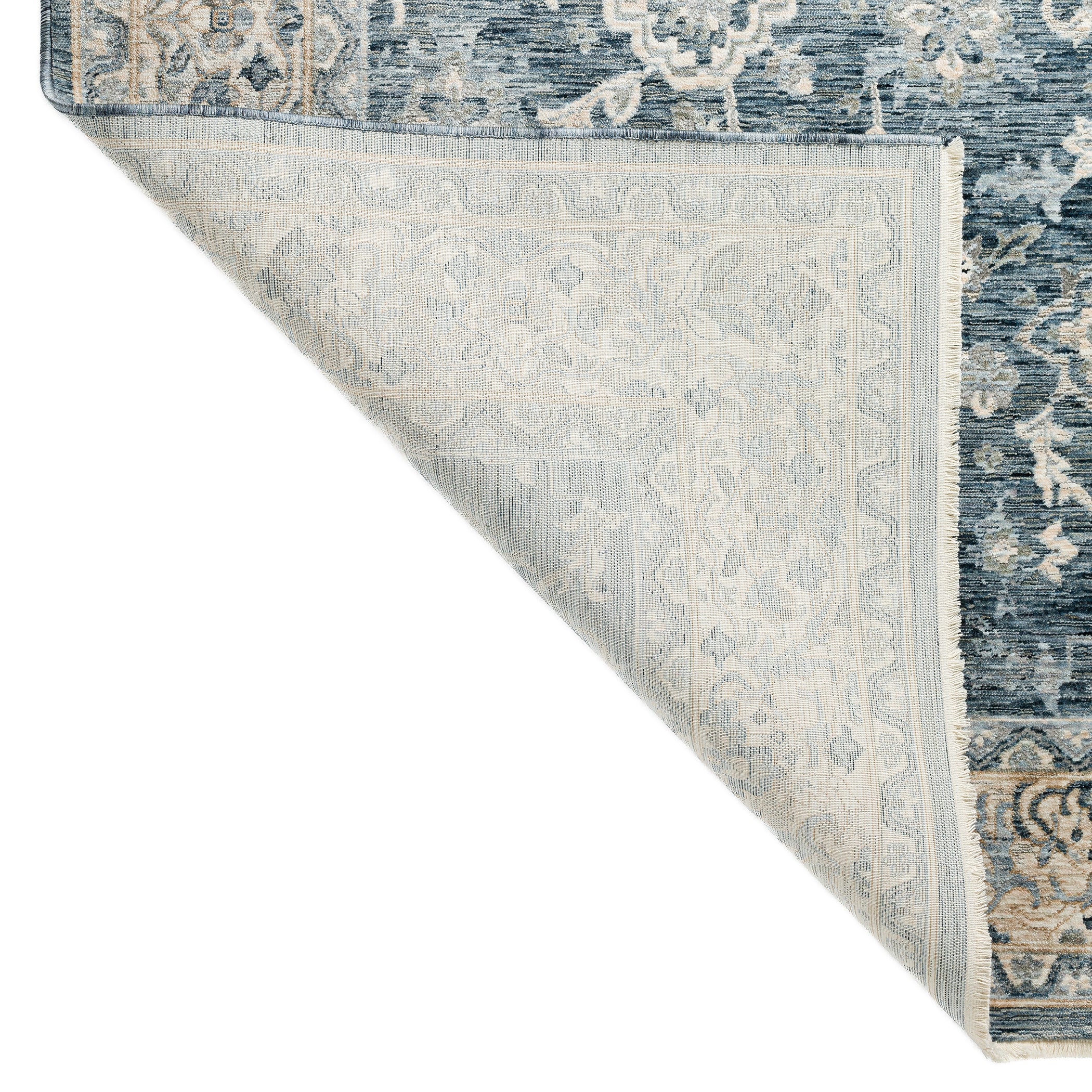 Traditional RG3 Denim Blue Rug 1'8" x 2'6" #shape_Rectangle