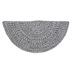 Black & White Braided Farmhouse Hand Spun Cotton Rug