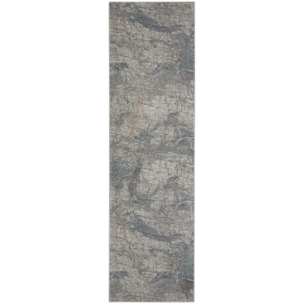 Rustic Textures RUS15 Light Grey/Blue Rugs #color_light grey/blue