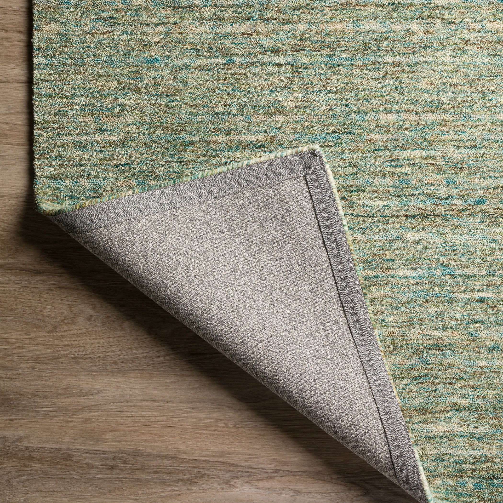Casual RY7 Turquoise Blue Wool Rug 2' x 3' #shape_Rectangle