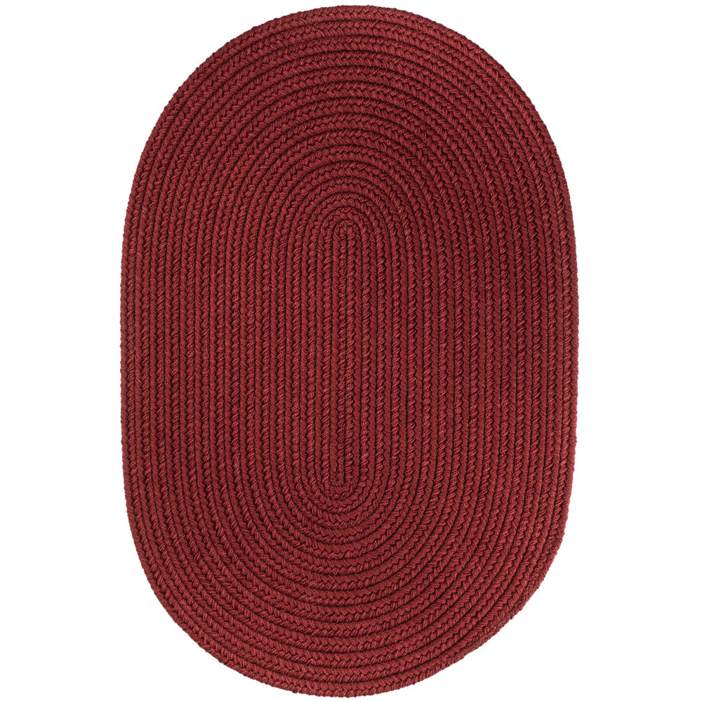 Braided S005 Colonial Red Maui Braided Rug #color_colonial red