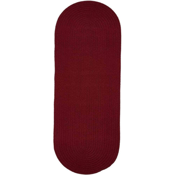 Braided S005 Colonial Red Maui Braided Rug 