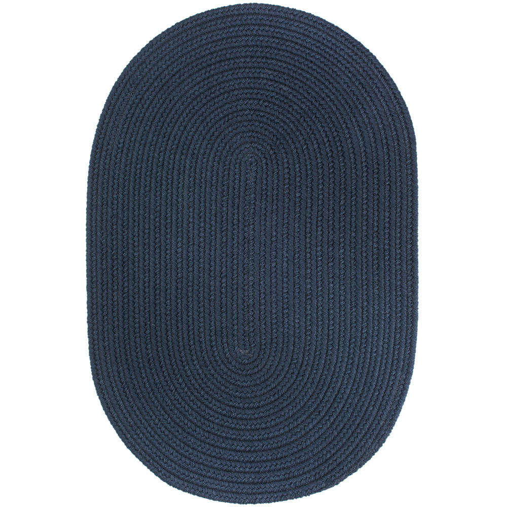 Braided S012 Navy Blue Maui Braided Rug #color_navy blue