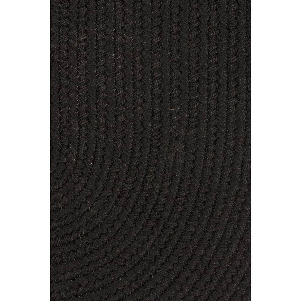 Braided S016 Black Maui Braided Rug 