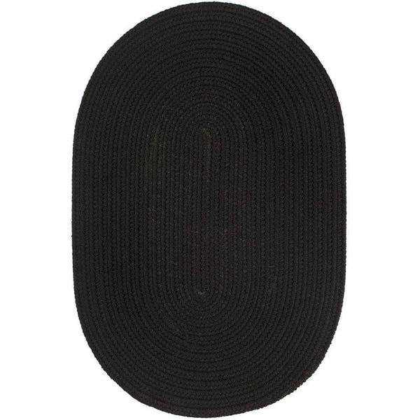 Braided S016 Black Maui Braided Rug 