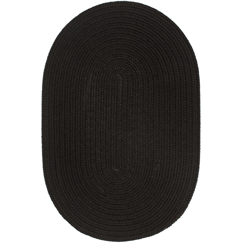 Braided S016 Black Maui Braided Rug #color_black