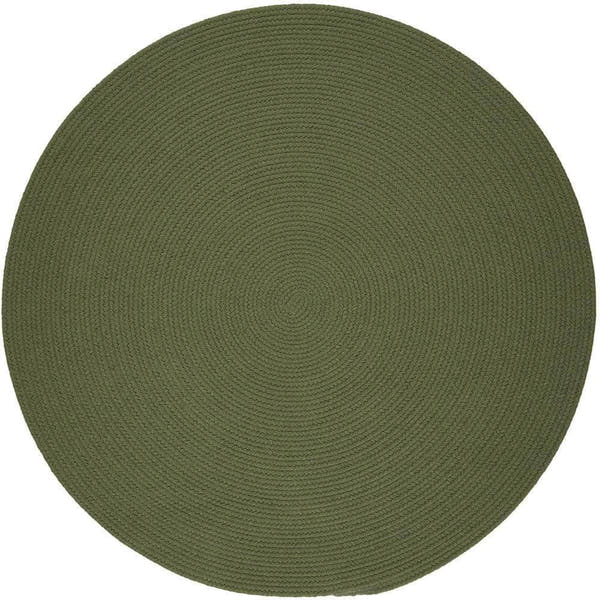 Braided S017 Olive Green Maui Braided Rug 