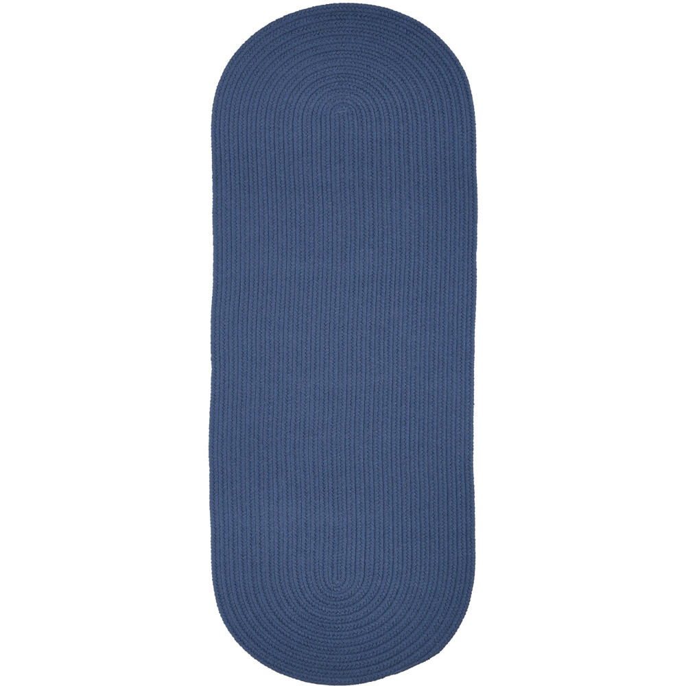 Braided S028 Marina Blue Maui Braided Rug #color_marina blue