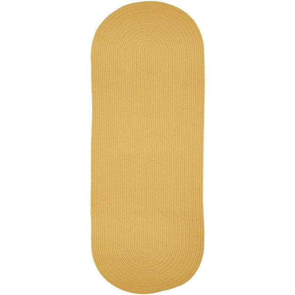 Braided S041 Daffodil Yellow Maui Braided Rug 