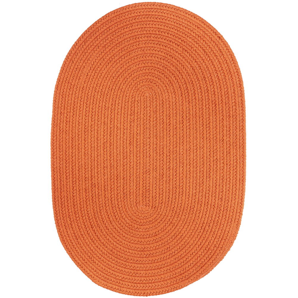 Braided S042 Mango Orange Maui Braided Rug #color_mango orange