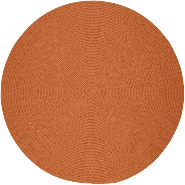 Braided S042 Mango Orange Maui Braided Rug 