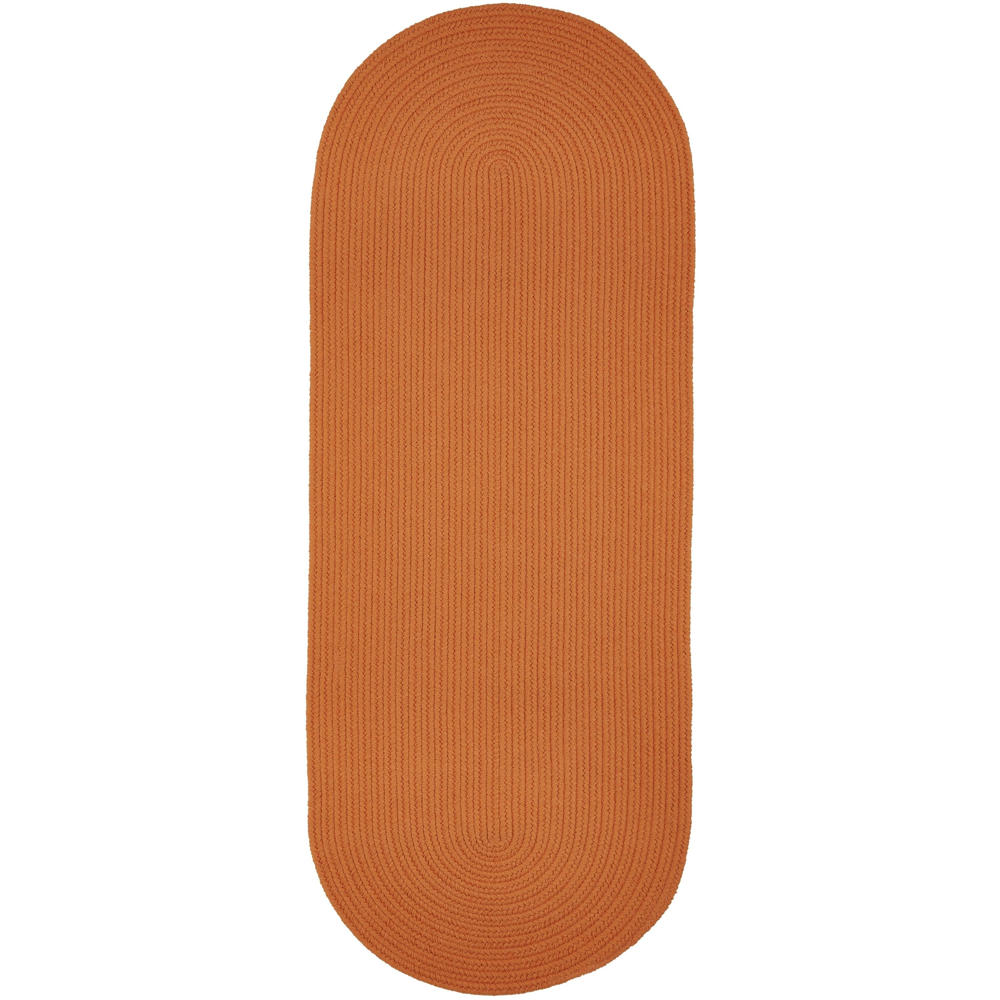 Braided S042 Mango Orange Maui Braided Rug #color_mango orange
