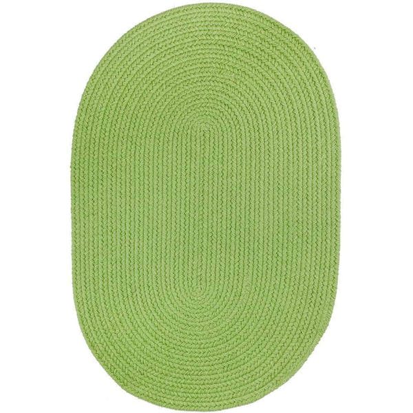 Braided S044 Key Lime Green Maui Braided Rug 