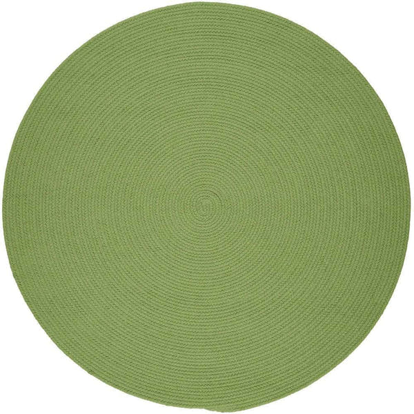Braided S044 Key Lime Green Maui Braided Rug 
