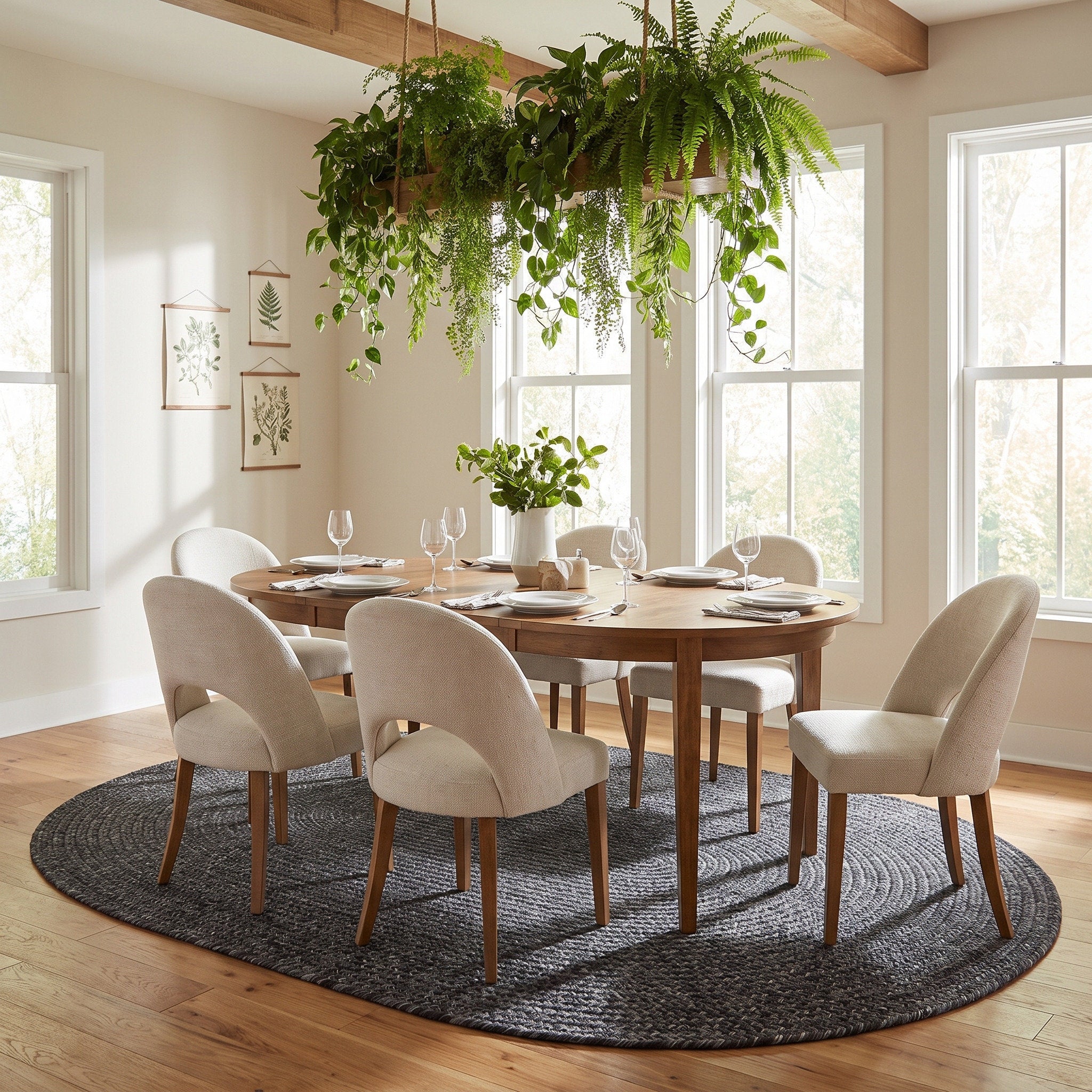 Angier Braided Indoor/Outdoor Rug - Charcoal Gray Oval 5' X 7' #shape_Oval