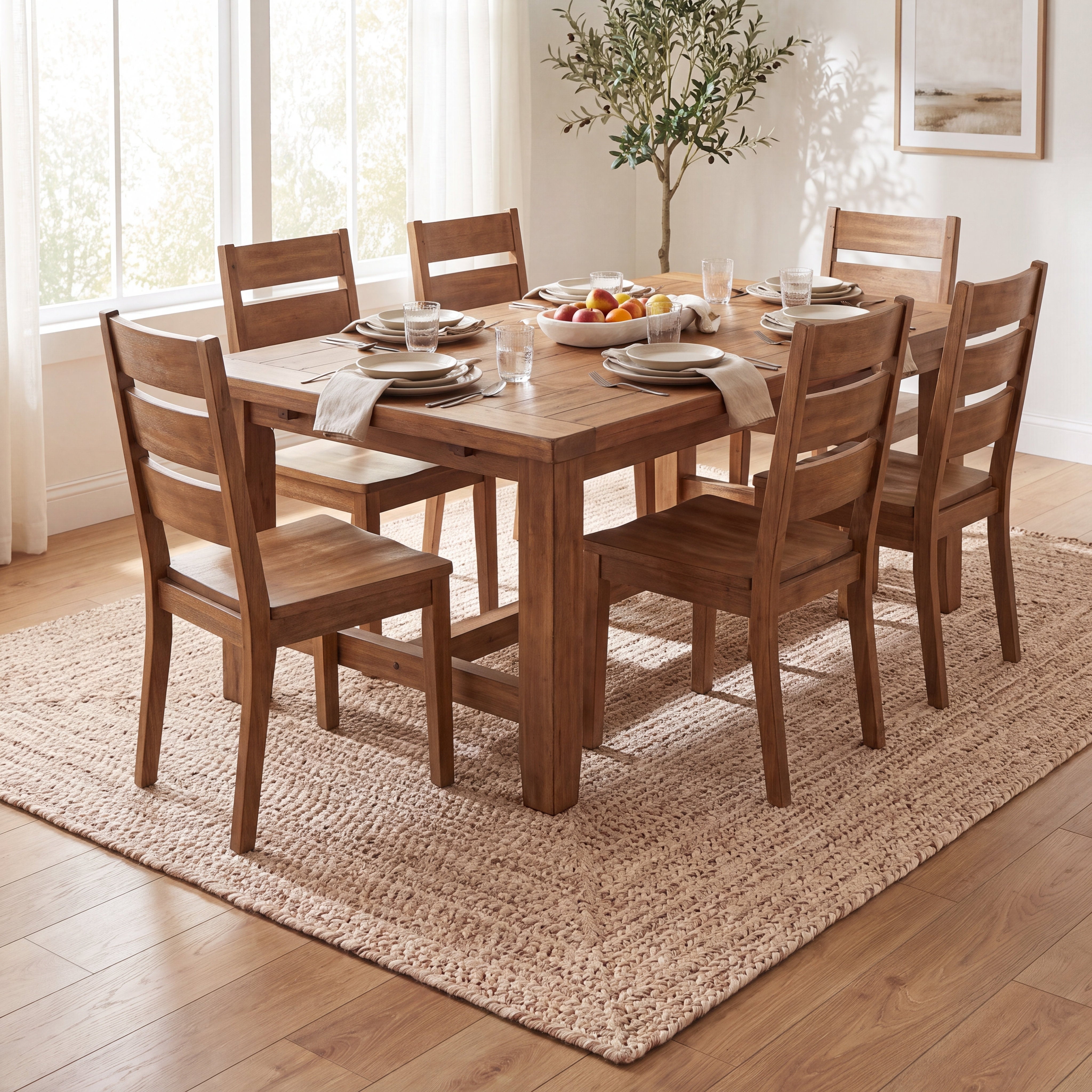 Angier Braided Indoor/Outdoor Rug - Oatmeal Beige Rectangle 5' X 7' #shape_Rectangle