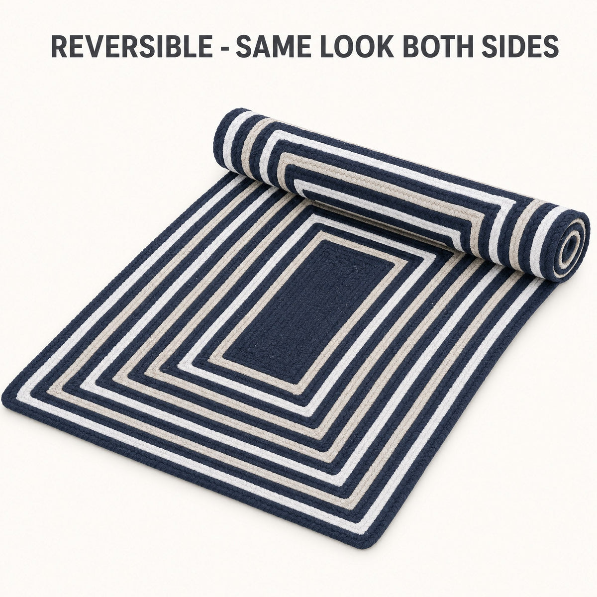 Varina Cotton Braided Rug - Navy Rectangle 5' x 7' #_shape=Rectangle