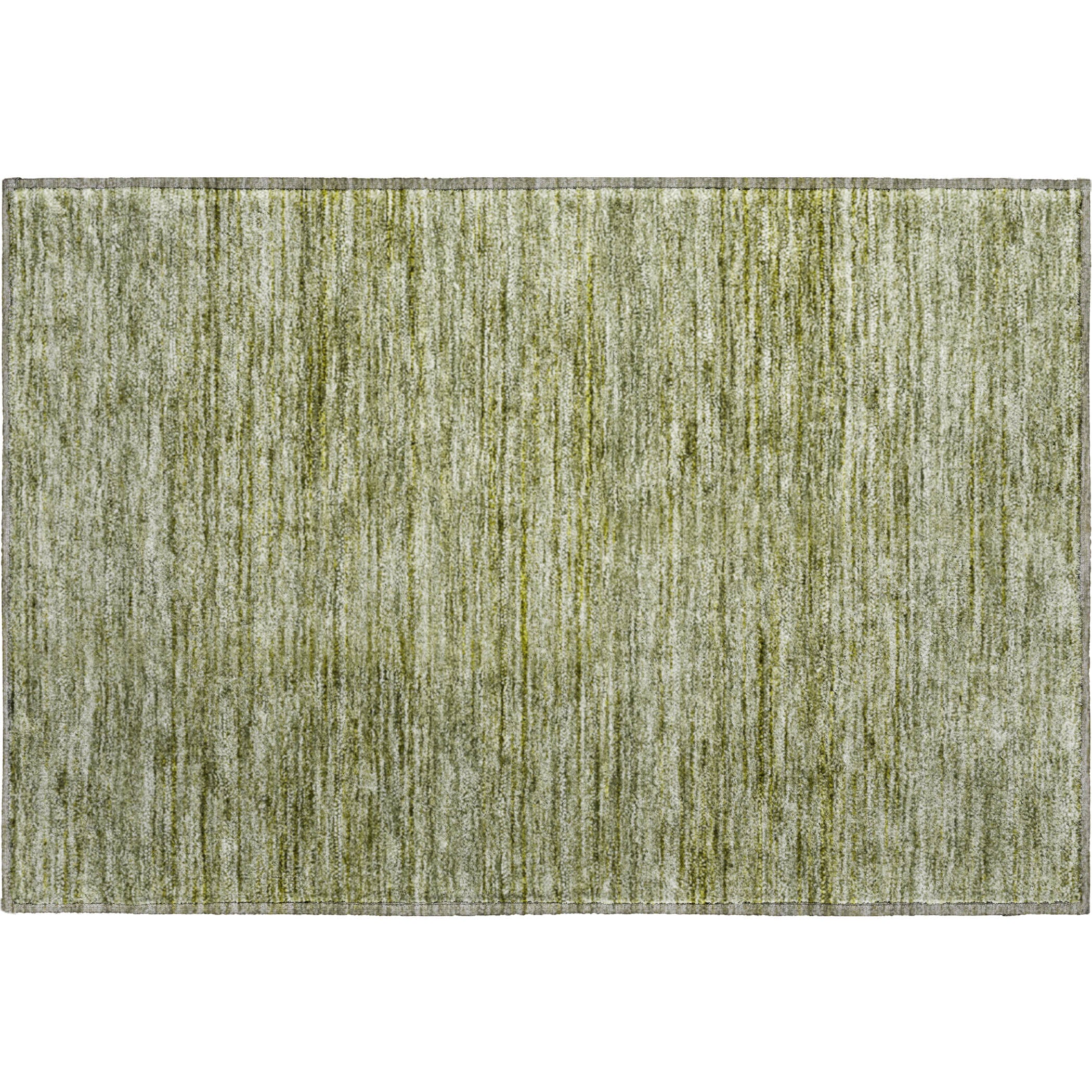 Luxury Washable Indoor/Outdoor Transitional SE1 Aloe Green Rug 1'8" x 2'6" #shape_Rectangle