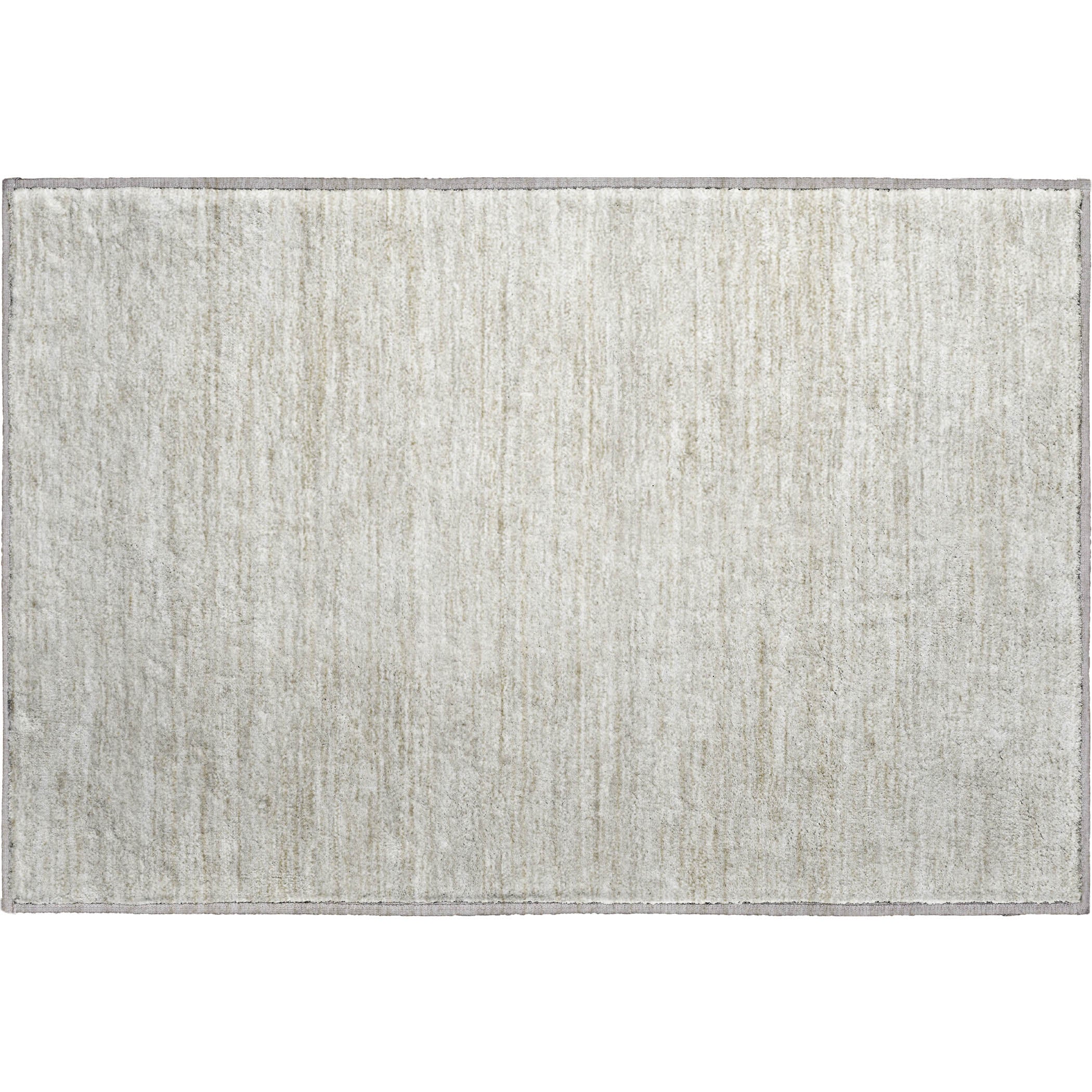 Luxury Washable Indoor/Outdoor Transitional SE1 Ivory Rug 1'8" x 2'6" #shape_Rectangle