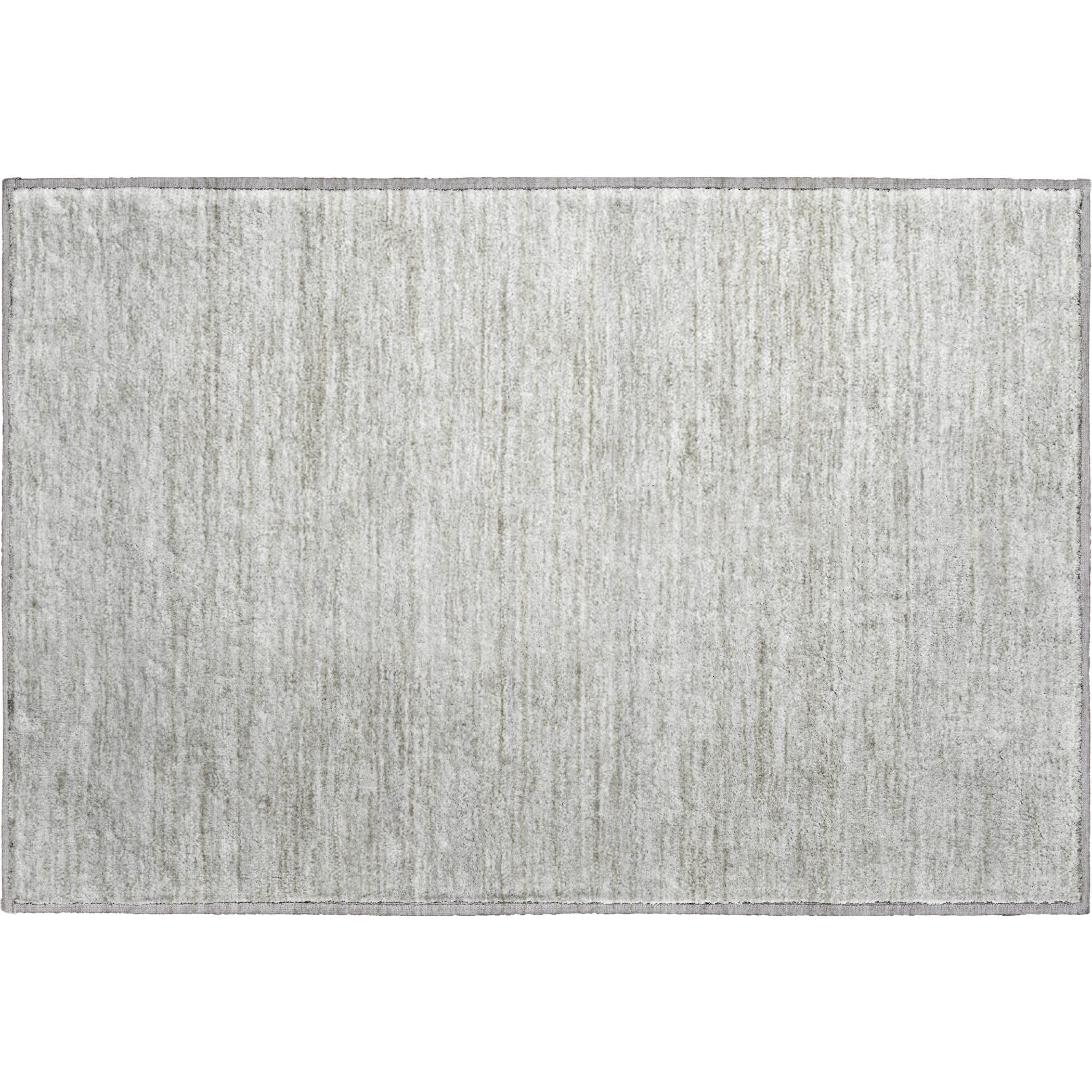 Luxury Washable Indoor/Outdoor Transitional SE1 Linen Ivory Rug 1'8" x 2'6" #shape_Rectangle