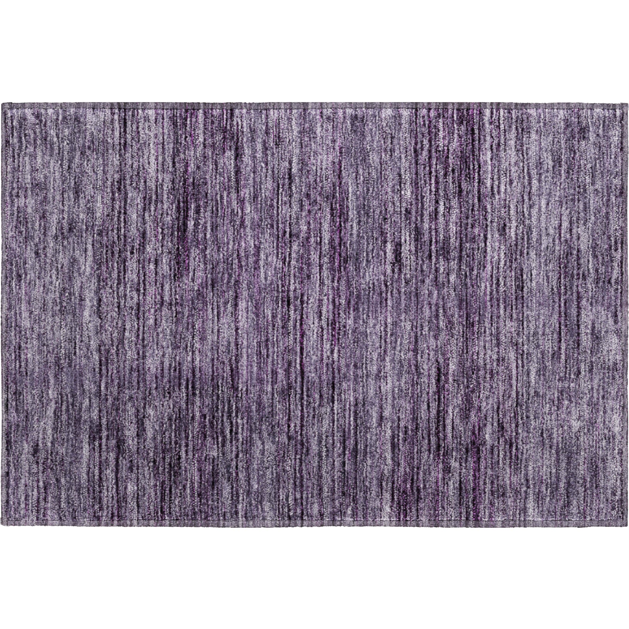 Luxury Washable Indoor/Outdoor Transitional SE1 Plum Purple Rug 1'8" x 2'6" #shape_Rectangle