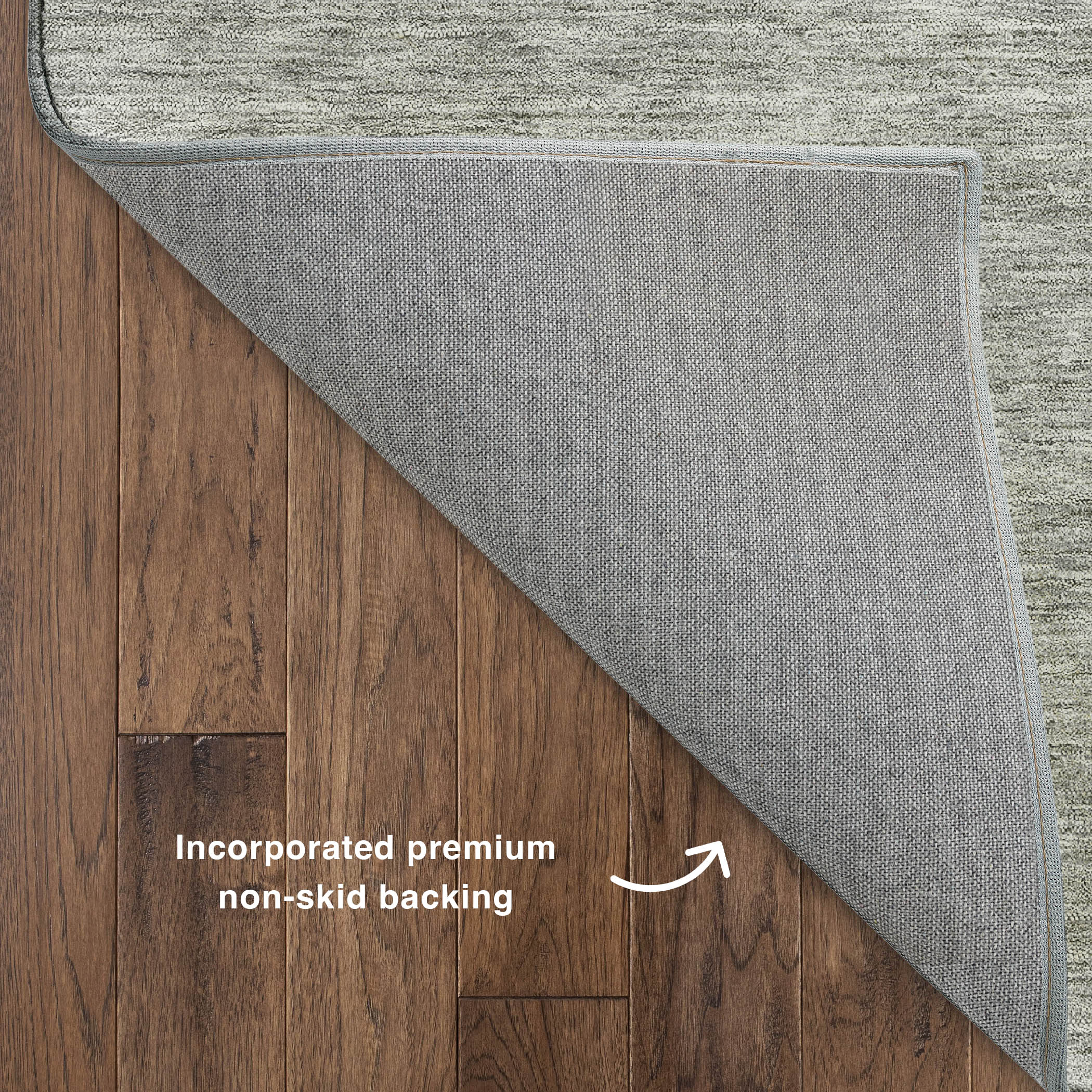 Luxury Washable Indoor/Outdoor Transitional SE1 Silver Gray Rug 1'8" x 2'6" #shape_Rectangle