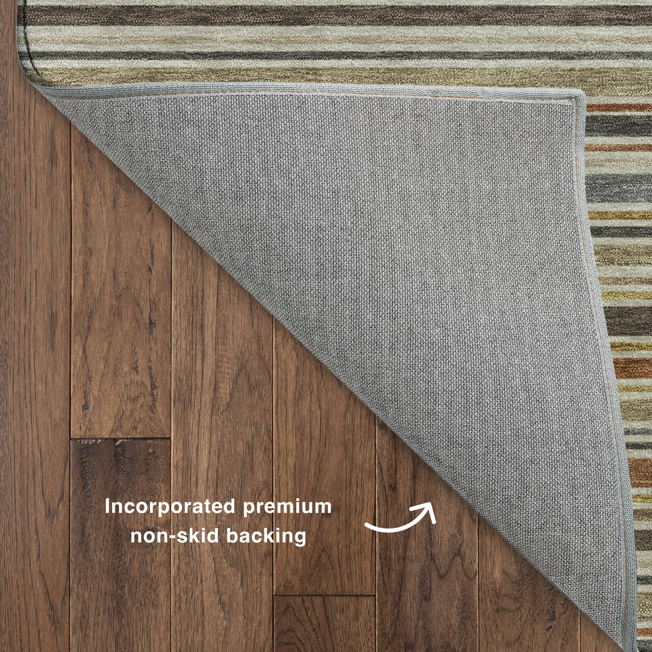 Luxury Washable Indoor/Outdoor Transitional SE2 Earth Multi Rug 1'8" x 2'6" #shape_Rectangle