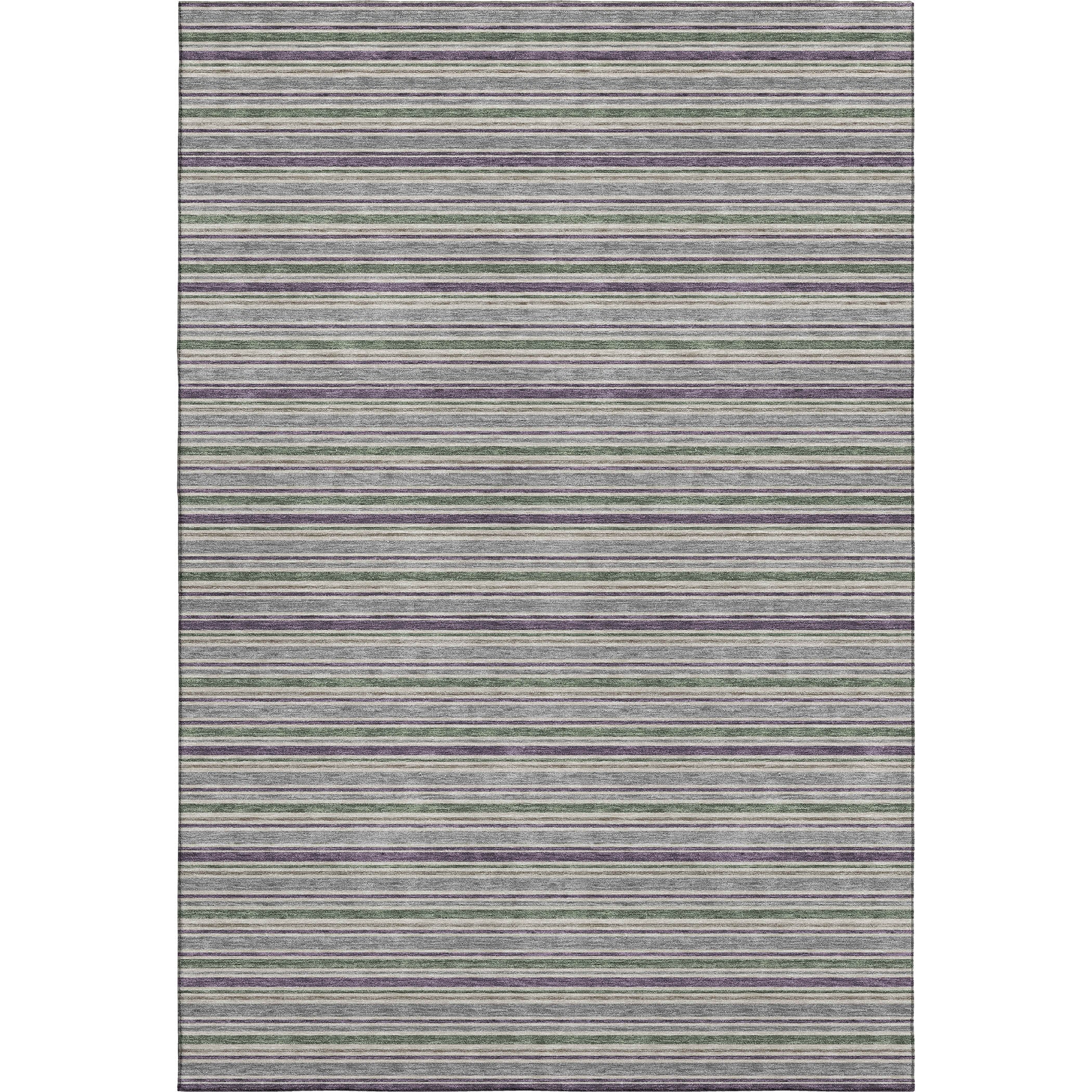 Luxury Washable Indoor/Outdoor Transitional SE2 Pewter Gray Rug 2'6" x 3'10" #shape_Rectangle