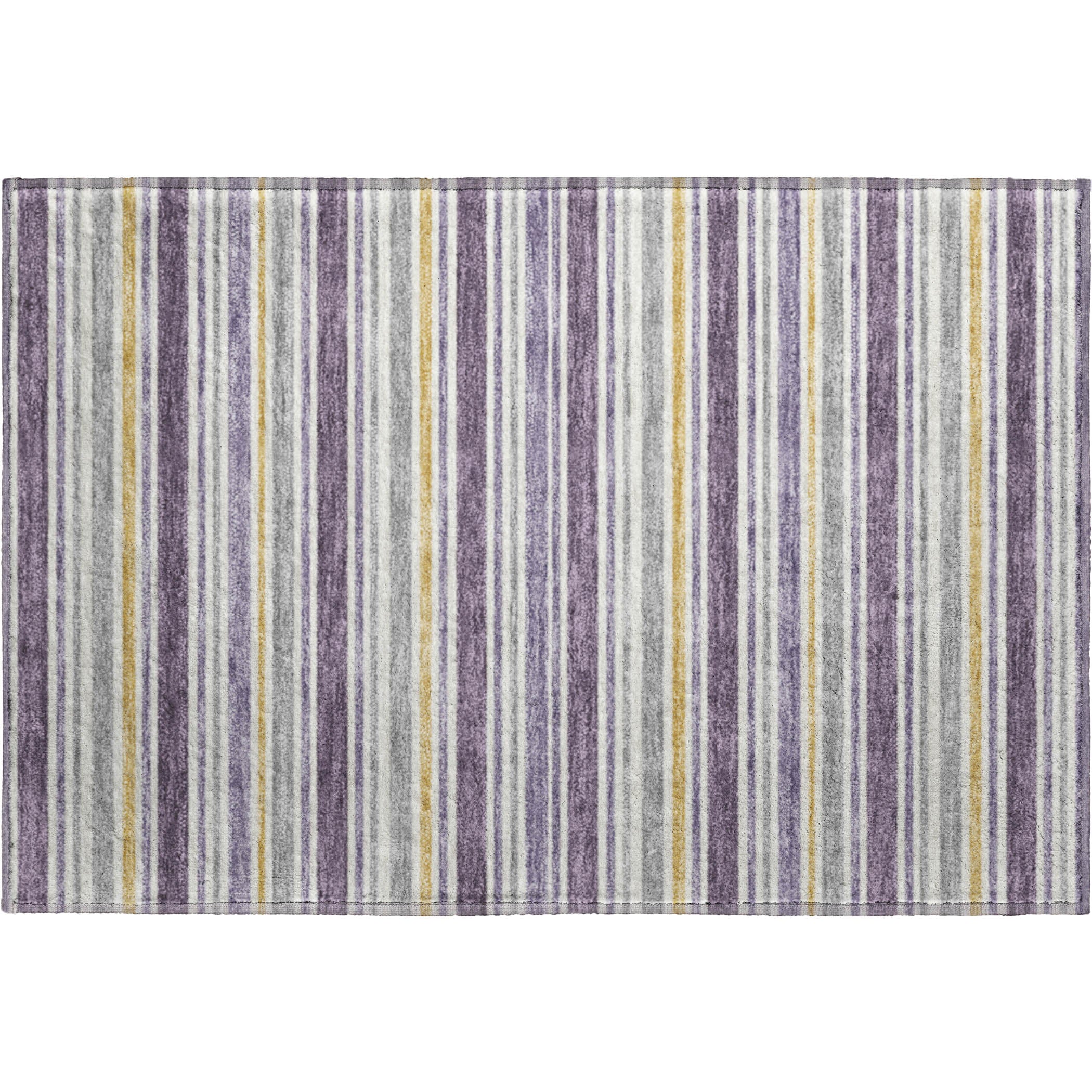 Luxury Washable Indoor/Outdoor Transitional SE2 Plum Purple Rug 1'8" x 2'6" #shape_Rectangle