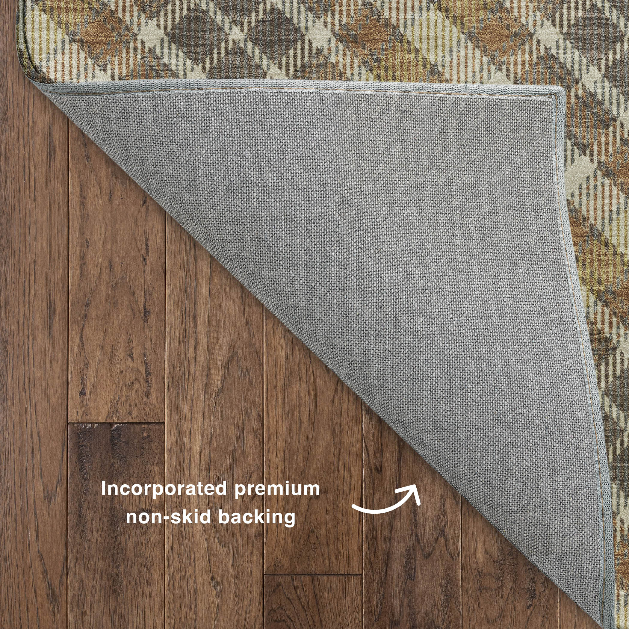 Luxury Washable Indoor/Outdoor Transitional SE3 Earth Multi Rug 1'8" x 2'6" #shape_Rectangle