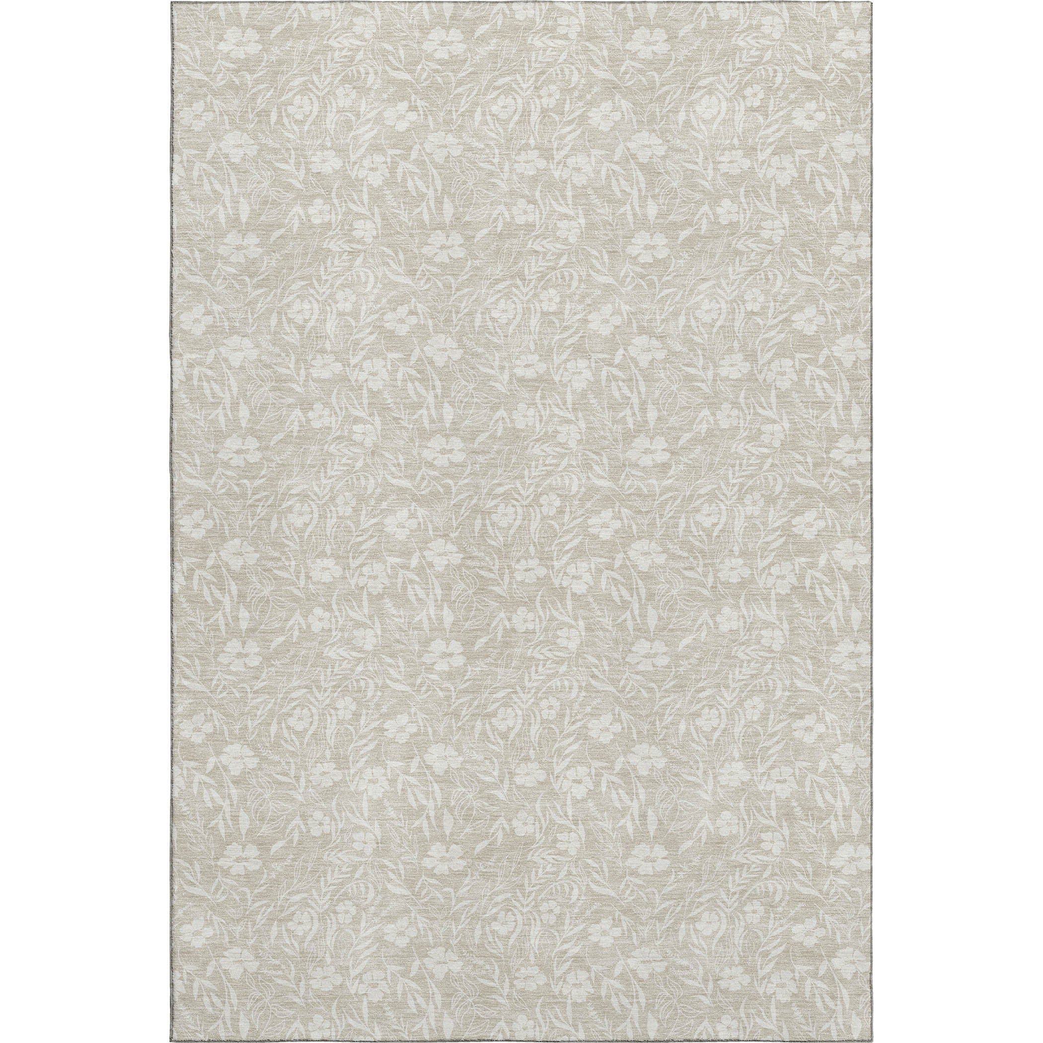 Luxury Washable Indoor/Outdoor Transitional SE4 Beige Brown Rug 2'6" x 3'10" #shape_Rectangle