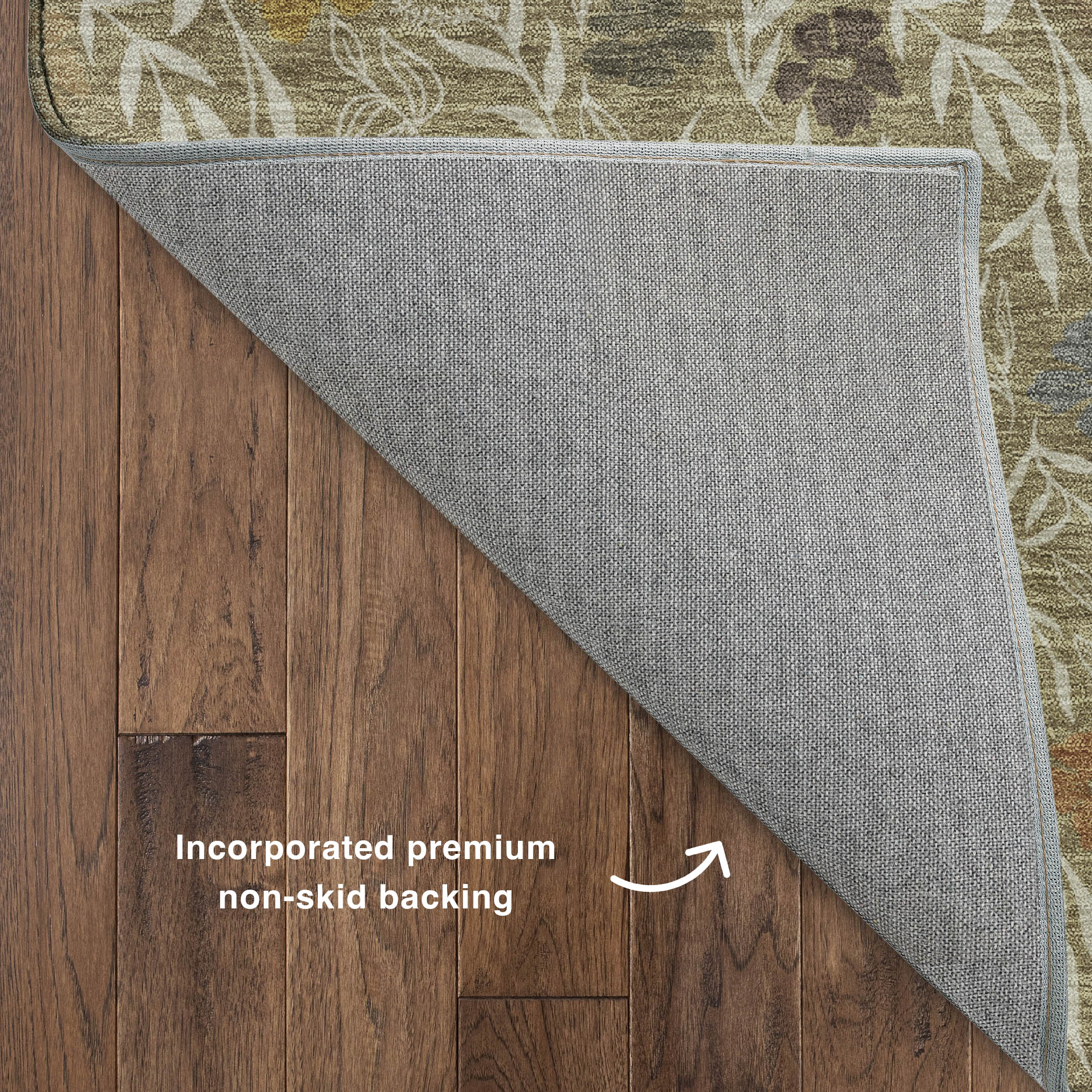 Luxury Washable Indoor/Outdoor Transitional SE4 Coffee Brown Rug 1'8" x 2'6" #shape_Rectangle