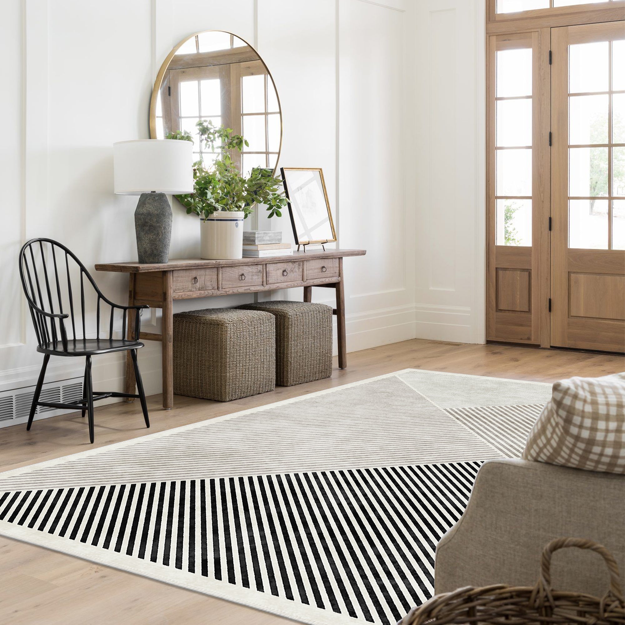 Haze Machine Washable Area Rug