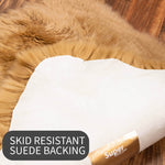 Natural Golden Brown Sheepskin Rug Shearling Fur Pelt - Ethically Sourced - Oeko Tex Certified