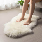 natural sheepskin rug white sheep rug #size_2' x 3'
