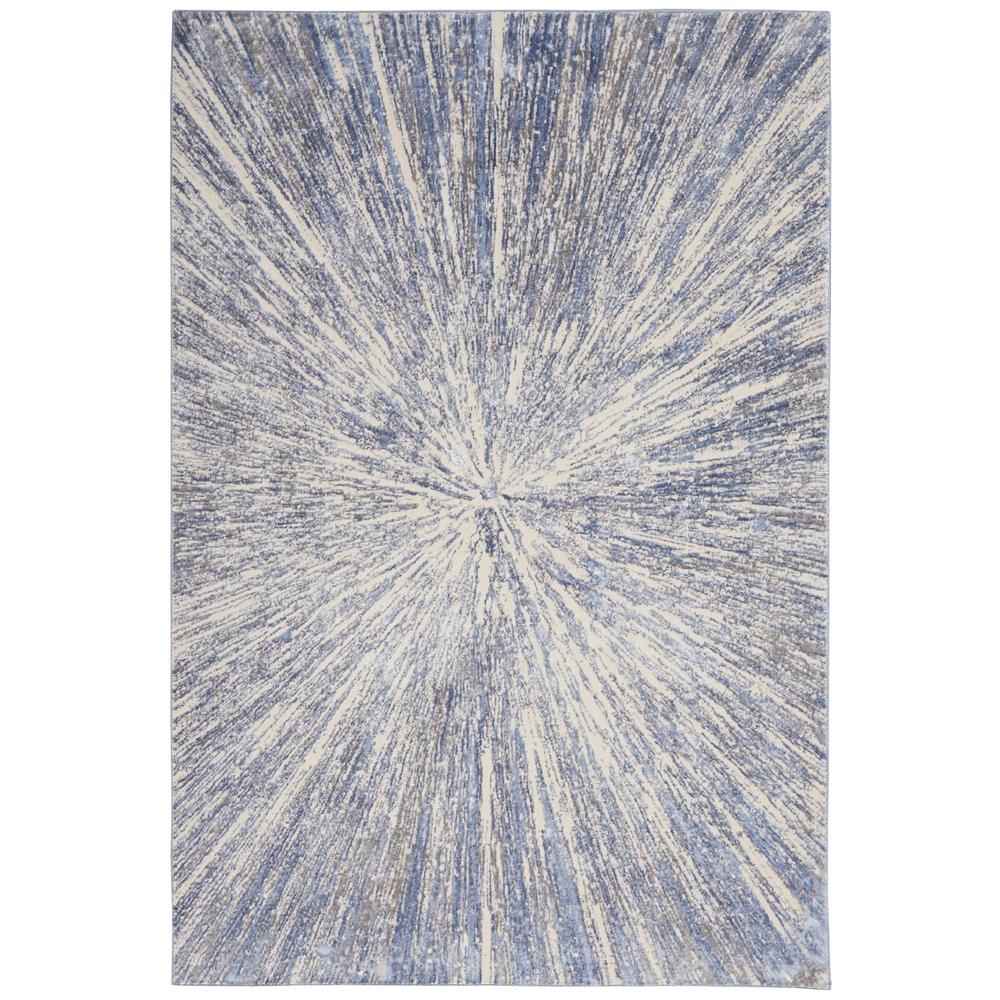 Sleek Textures SLE05 Blue/Grey Rugs #color_blue/grey