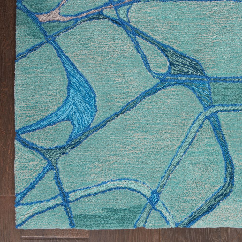 Symmetry SMM05 Aqua Blue Rugs #color_aqua blue