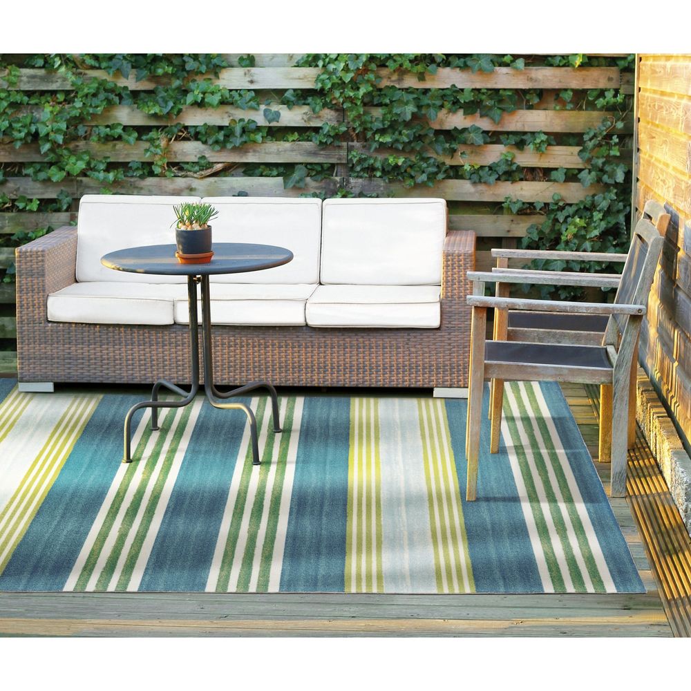 Sun & Shade SND71 Green/Teal Rugs #color_green/teal