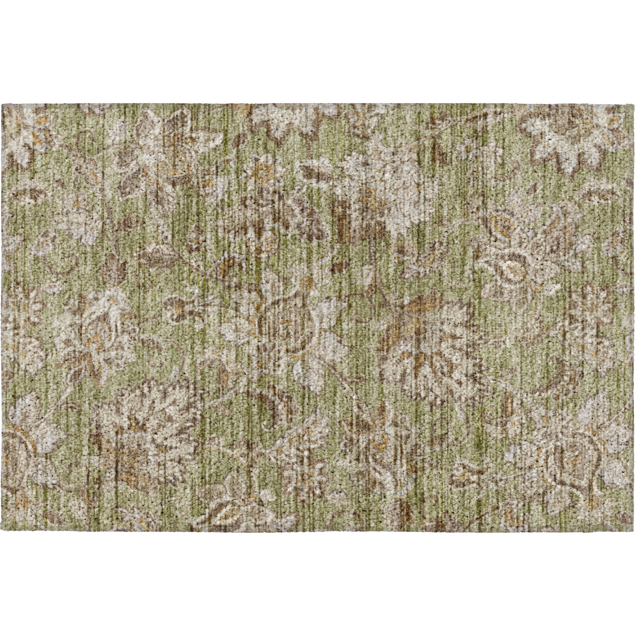 Indoor/Outdoor Transitional SR2 Aloe Green Rug 1'8" x 2'6" #shape_Rectangle