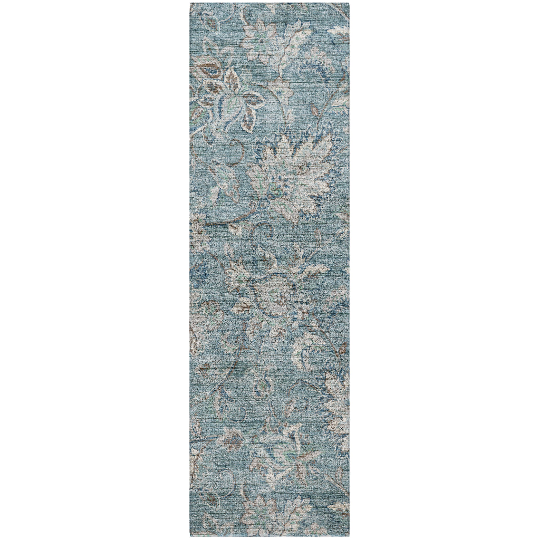Indoor/Outdoor Transitional SR2 Baltic Blue Rug 2'3" x 7'6" #shape_Runner