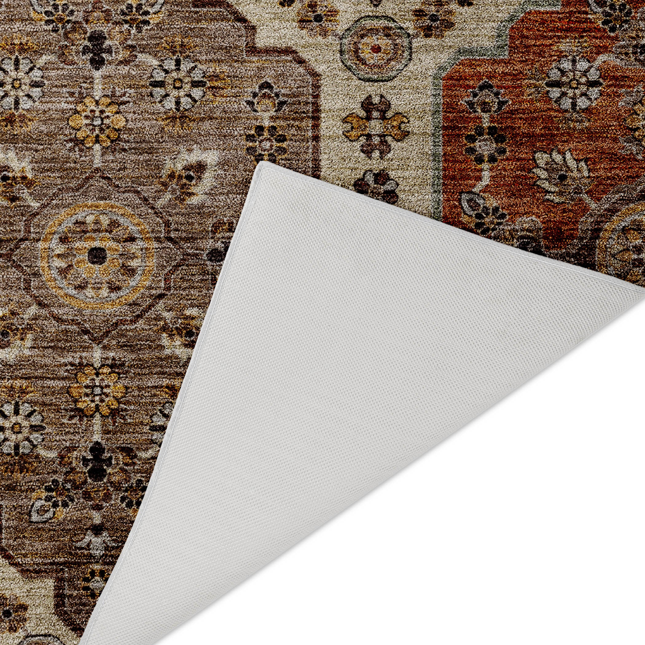 Indoor/Outdoor Transitional SR7 Linen Ivory Rug 1'8" x 2'6" #shape_Rectangle