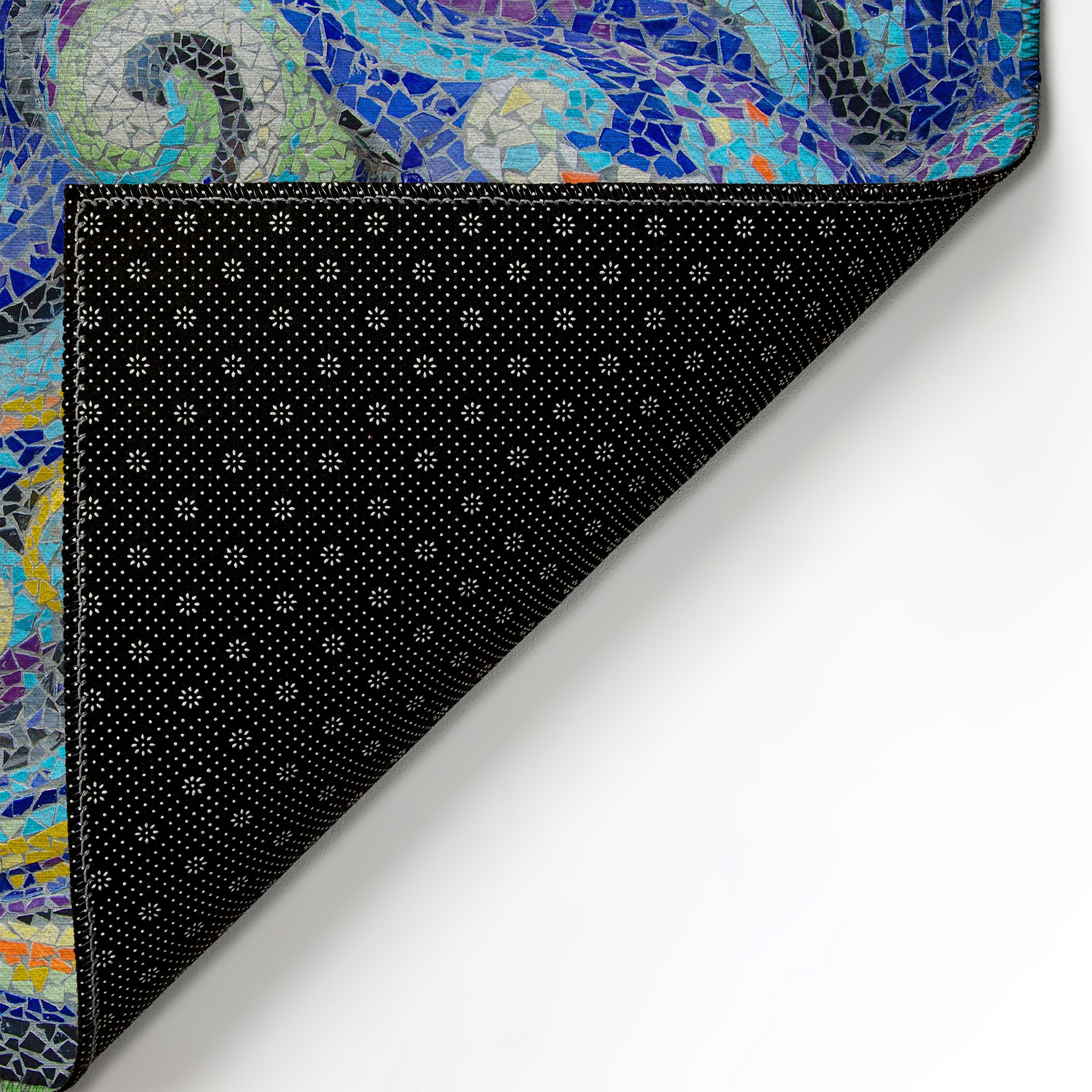 Luxury Machine Washable Indoor/Outdoor Coastal SZ14 Indigo Blue Rug 1'8" x 2'6" #shape_Rectangle