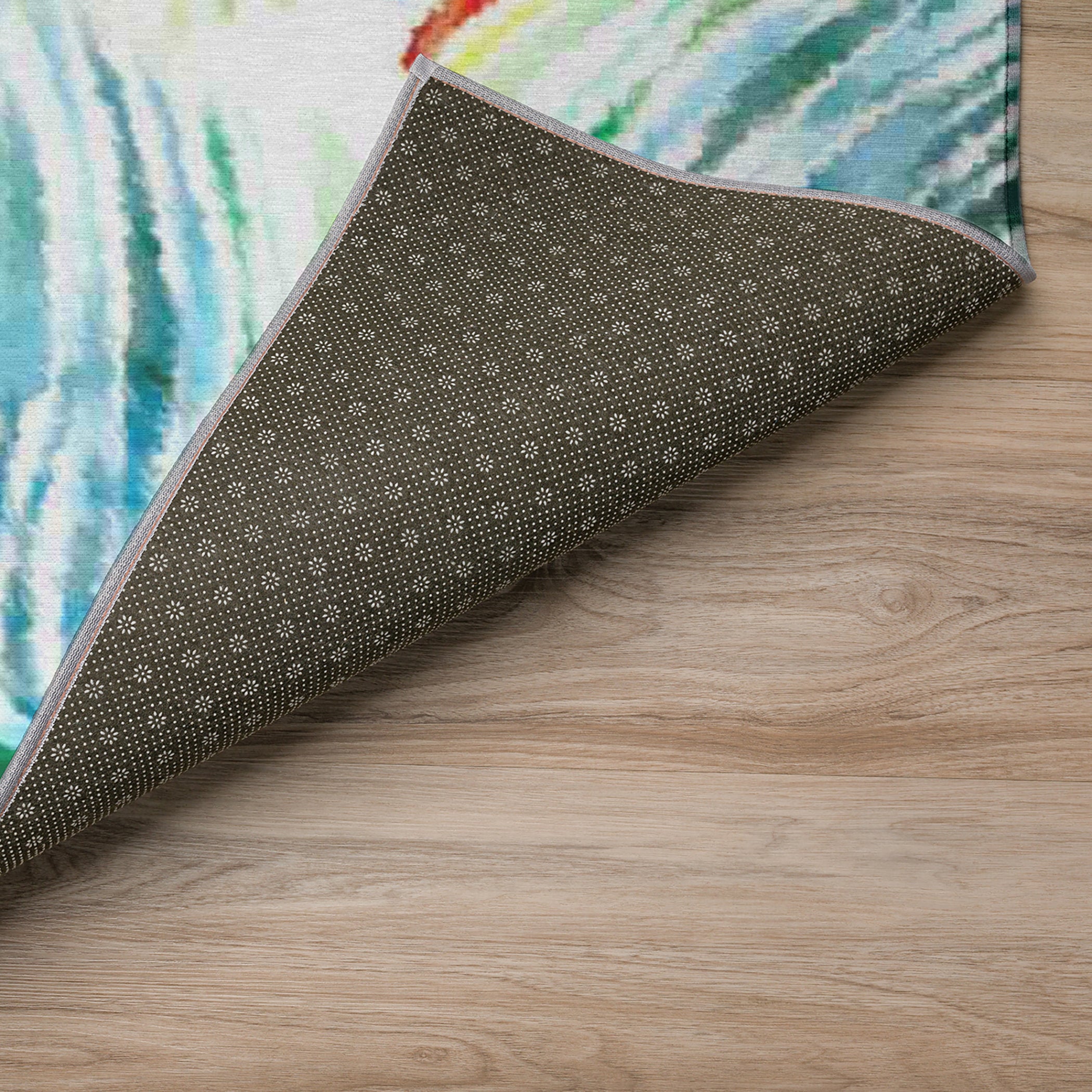 Luxury Machine Washable Indoor/Outdoor Tropical TC4 Meadow Multi Rug 1'8" x 2'6" #shape_Rectangle