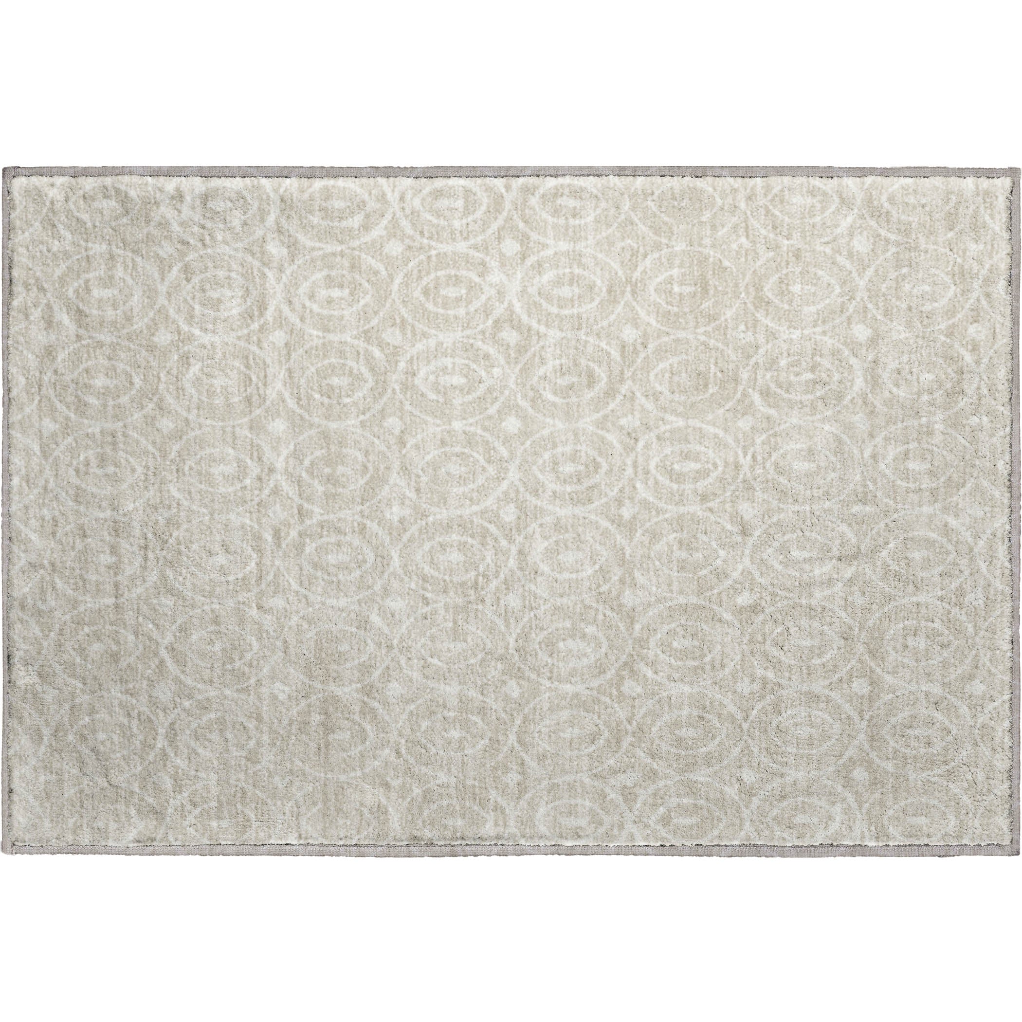 Luxury Washable Indoor/Outdoor Geometric TR12 Beige Brown Rug 1'8" x 2'6" #shape_Rectangle