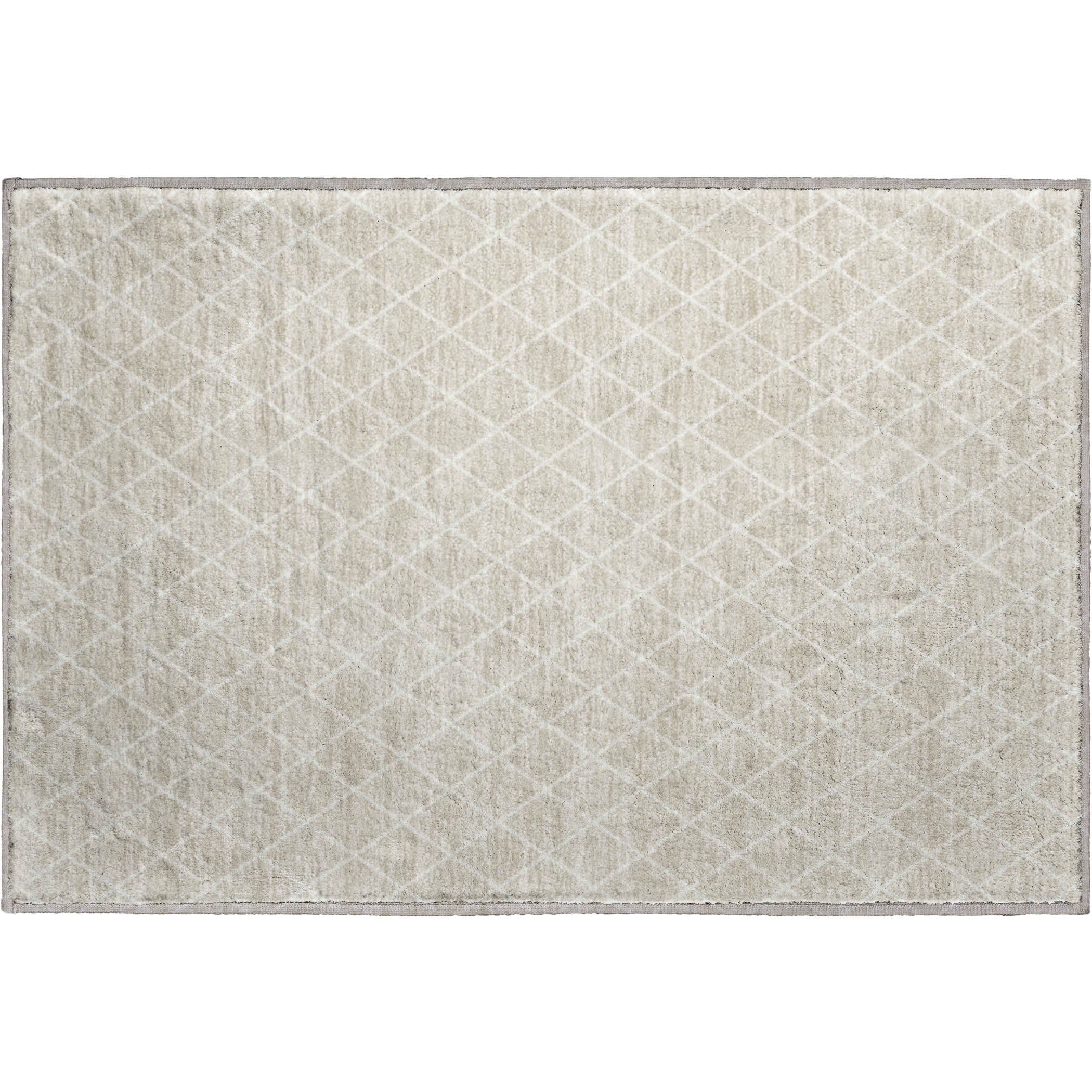 Luxury Washable Indoor/Outdoor Geometric TR15 Beige Brown Rug 1'8" x 2'6" #shape_Rectangle
