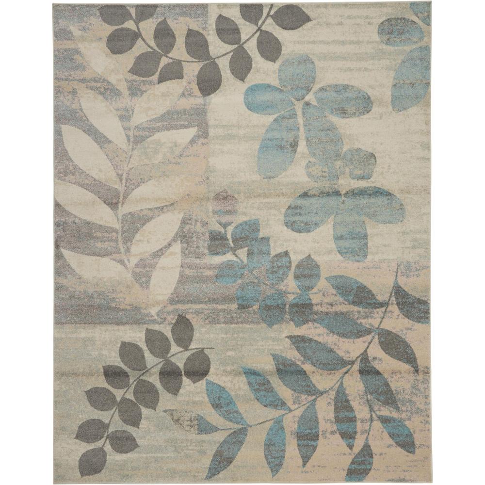 Tranquil TRA01 Ivory/Light Blue Rugs #color_ivory/light blue